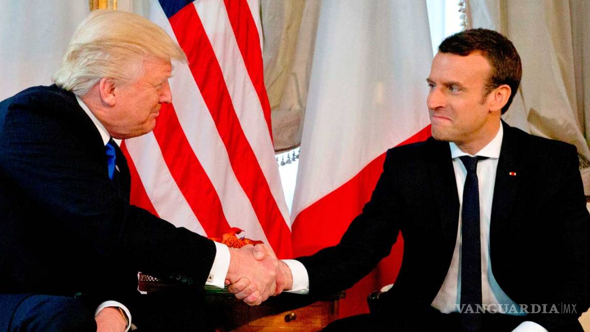 Macron envía indirecta a Trump por redes sociales