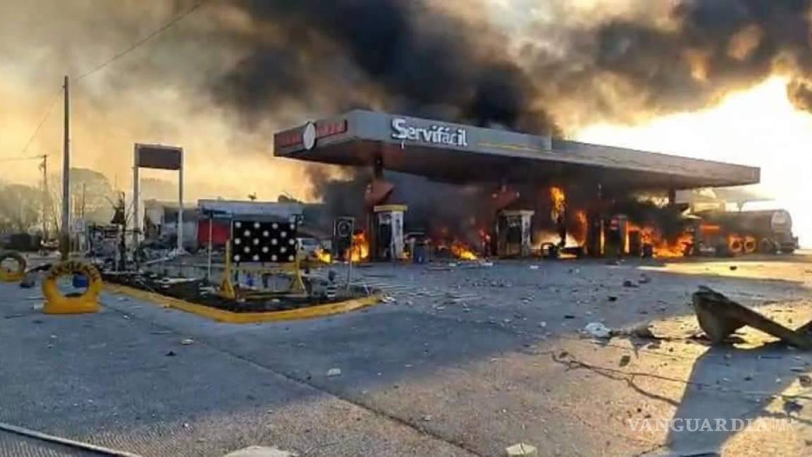 Explosión en gasolinera de Tula deja pérdidas millonarias; trabajadores advirtieron de fuga de gas