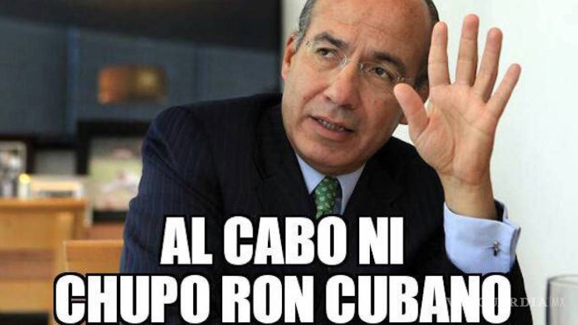 A Felipe Calderón le niegan entrada a Cuba y los memes lo reciben