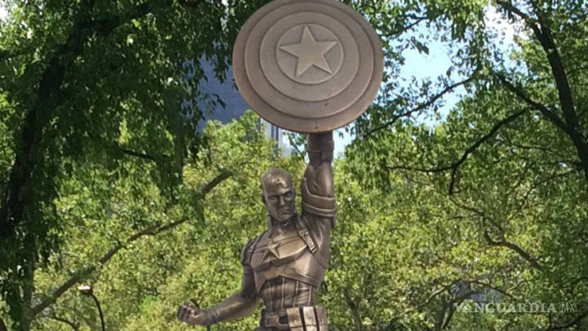 El Capitán América ya tiene una estatua en Nueva York