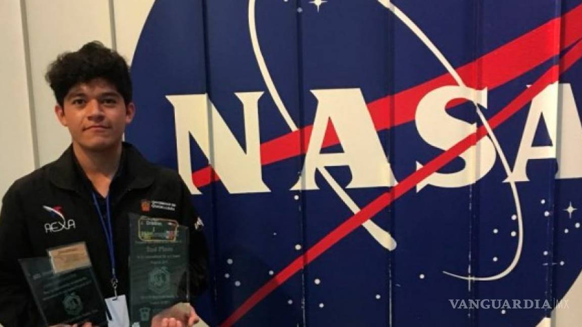 Estudiante mexicano gana segundo lugar en programa aeroespacial de la NASA