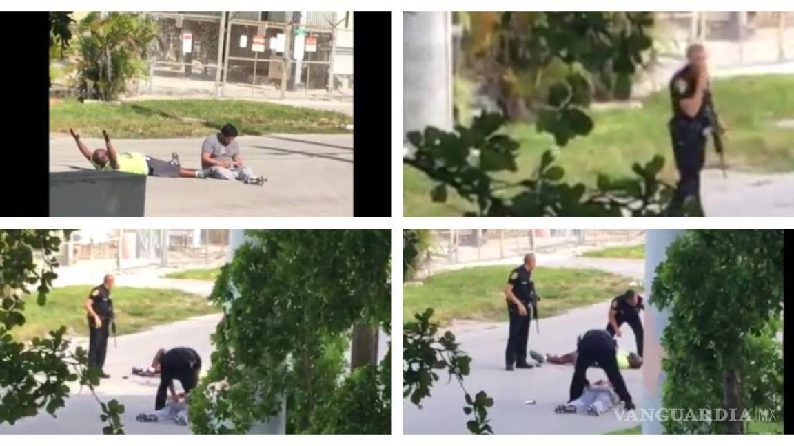 Policía de Florida dispara contra hombre afromericano con las manos en alto