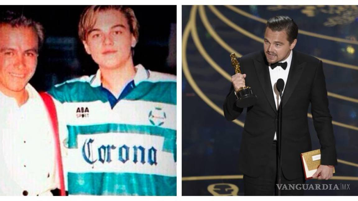 Camiseta del Santos Laguna, &quot;talismán&quot; de DiCaprio para ganar el Oscar