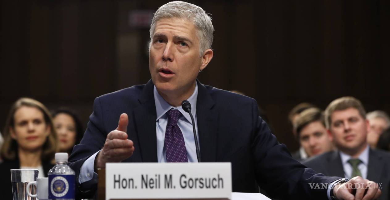 $!Senado de EU confirma a Neil Gorsuch como nuevo juez del Supremo