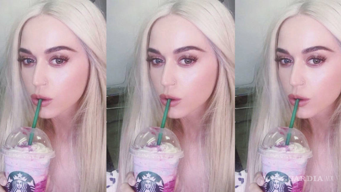 Katy Perry reacciona al sabor de “Unicorn Frappuccino”