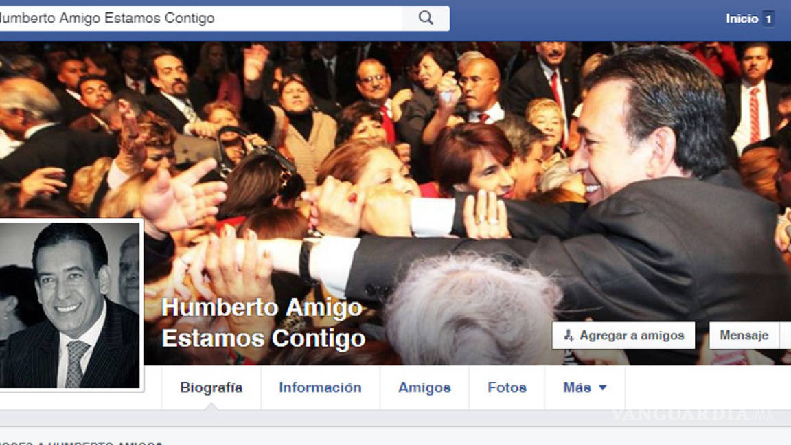 Amigos de Humberto Moreira crean grupos de apoyo en Facebook