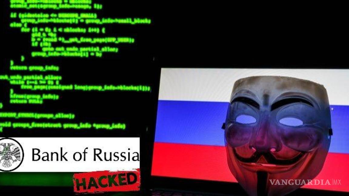 Anonymous se adjudica responsabilidad de un ataque al banco central de Rusia