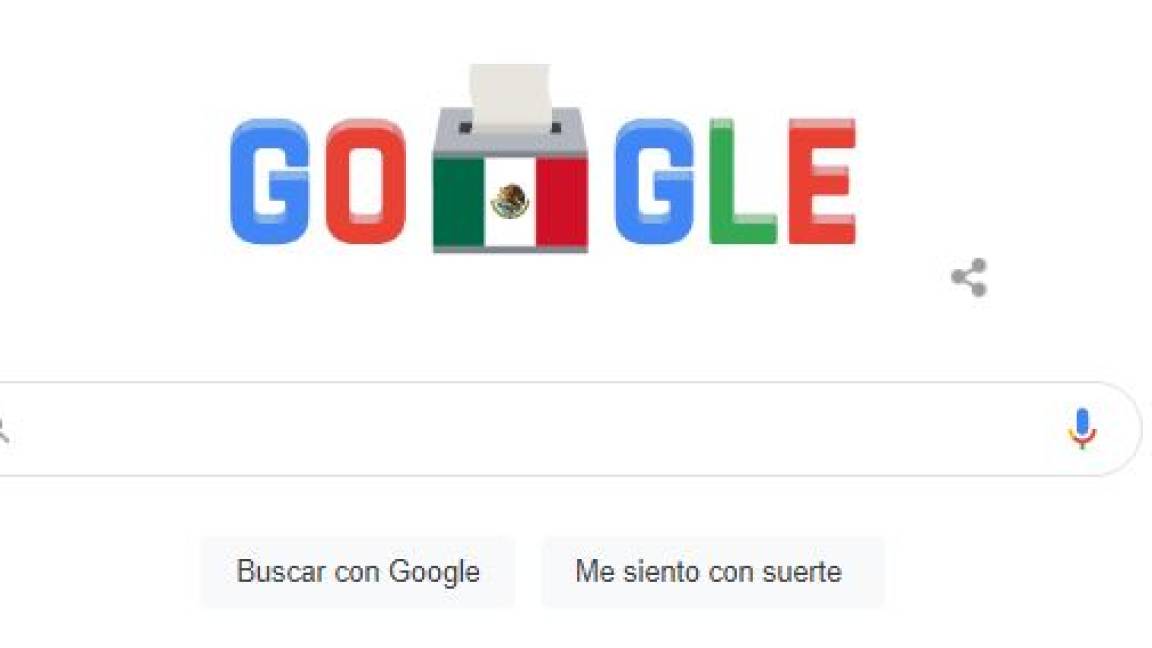 Google te ayuda a ubicar tu casilla desde su doodle dedicado a las elecciones en México