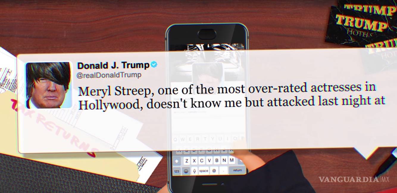 $!Convierten tuits de Donald Trump en una canción 'Emo'