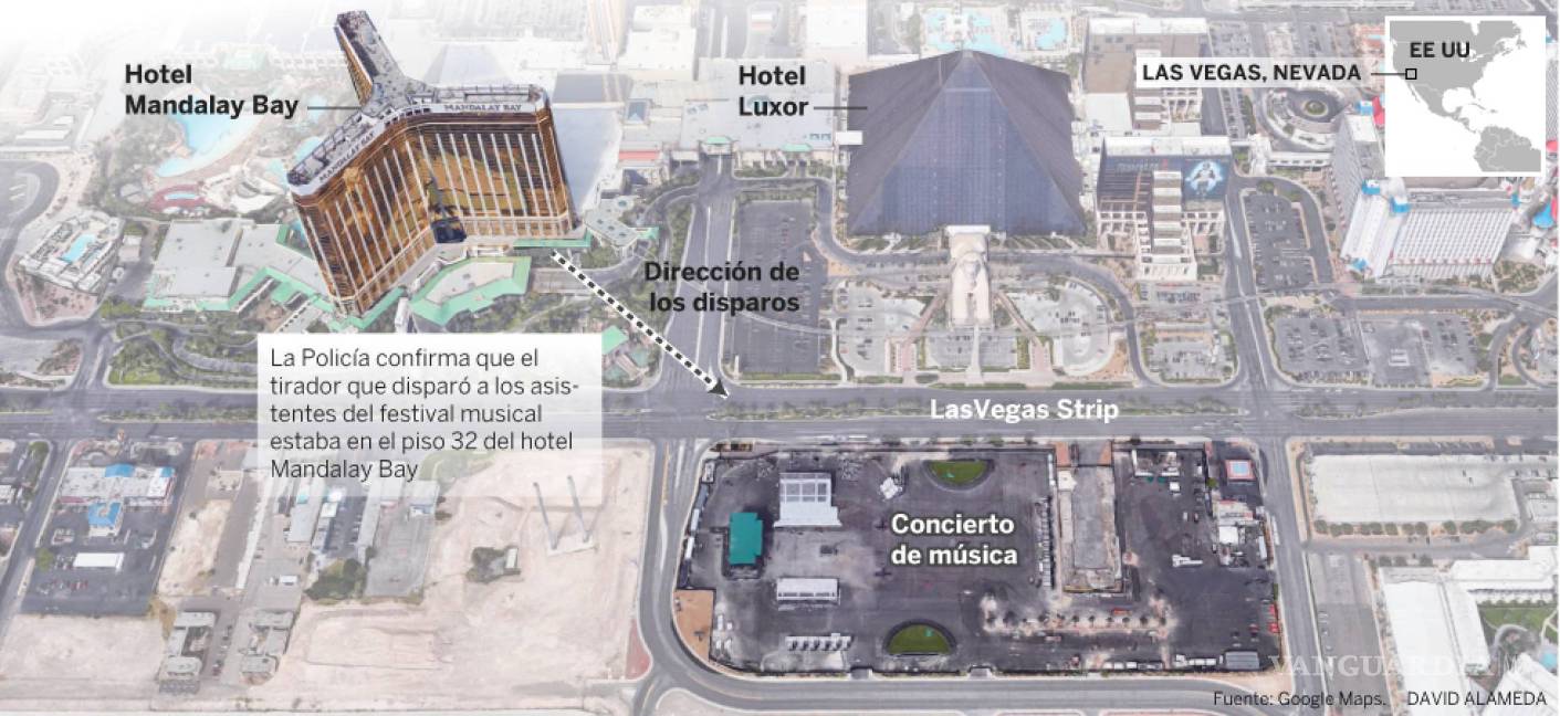 $!Suman 50 muertos y 400 heridos tras tiroteo en Las Vegas