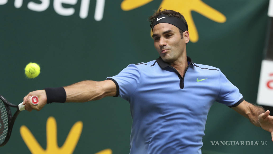 Federer llegó a mil 100 victorias en la ATP en Halle