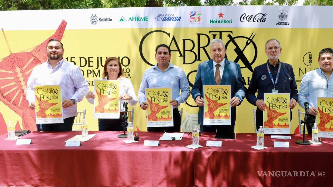 ¡A romper la dieta! Anuncian el Tercer Festival del Cabrito Coahuila 2024