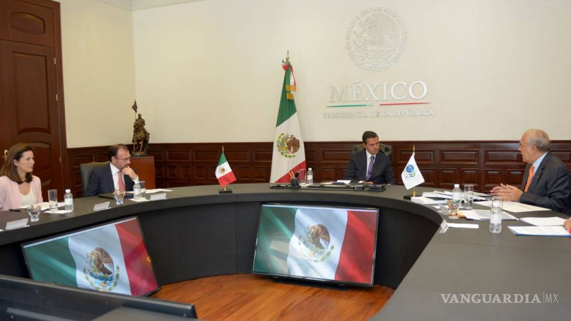 Peña Nieto y Secretario de la OCDE abordan temas nacionales y globales en Los Pinos
