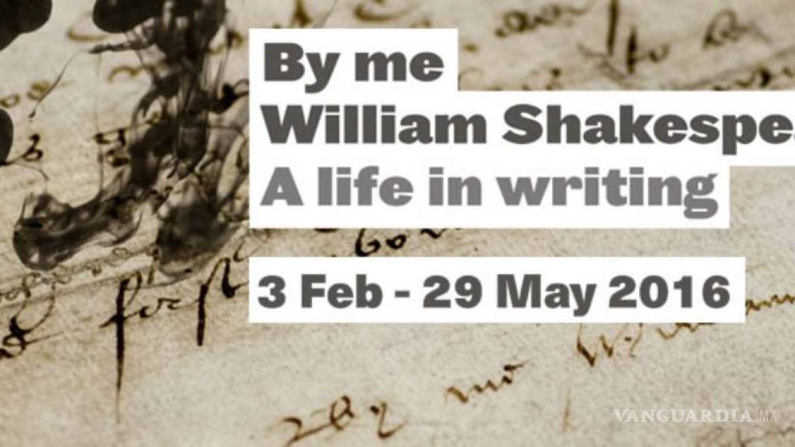 Exposición saca a la luz documentos únicos de Shakespeare