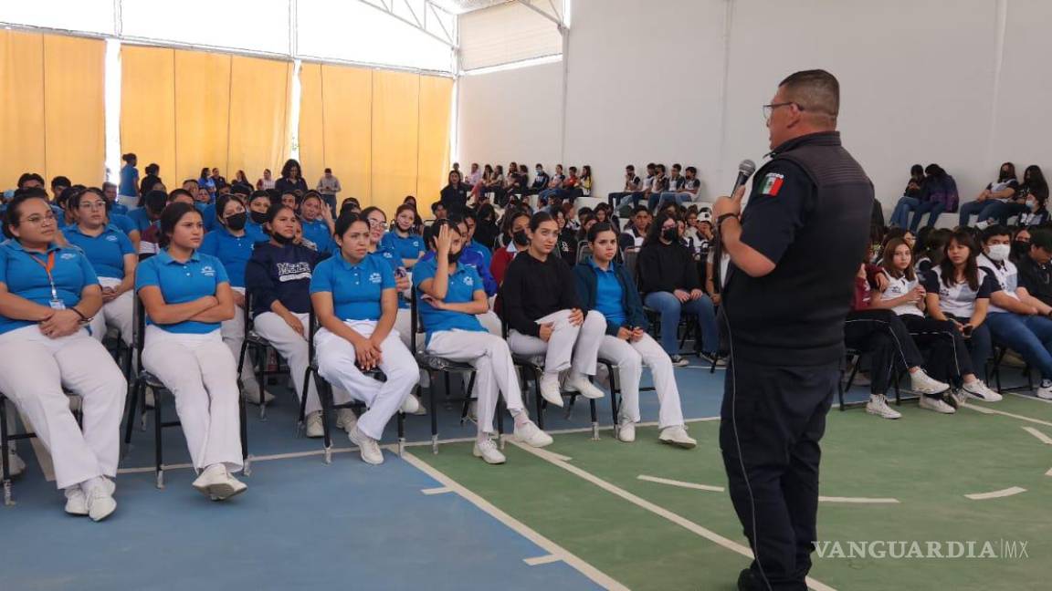 Seguridad Pública de Torreón trabaja con temas preventivos en escuelas