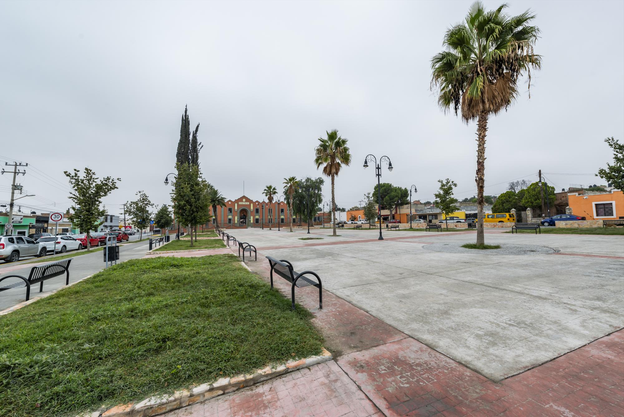 $!Plaza Coahuila, ubicada frente a la Escuela Coahuila.