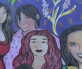 En septiembre del 2023, Rocío Almanza nos compartió la foto de su hija Evelyn; está en el 2do mural de Feminicidio de Saltillo en Casa La Comuna.