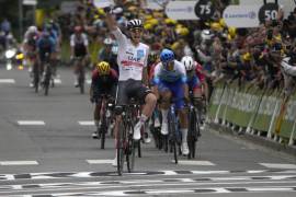 Pogacar mostró su poderío y ya es el líder general del Tour de Francia.