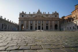 Una vista de la Basílica de San Pedro en el Vaticano, el 10 de noviembre de 2020. AP/Andrew Medichini