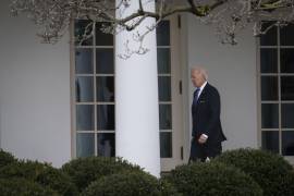 El presidente Joe Biden llega a la Casa Blanca en Washington.