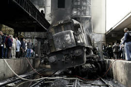 Arde estación de tren en el Cairo, hay 25 muertos