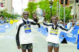 En el Maratón, Kenia arrasa en Boston