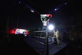 Rey Mysterio, ‘El Amo del 619’, deleitó a sus fanáticos con su gran rendimiento en el ring.