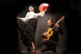 Tablao flamenco en Casa Tiyahui, un espectáculo vivo