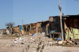 Pobreza. Saltillo. En la Morelos Quinto Sector las casas son chozas hechas de madera, láminas y cartón.
