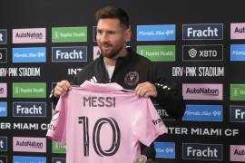 Messi fue el protagonista de la rueda de prensa que dio el club previo a la Final de la Leagues Cup.