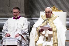 El papa Francisco celebró las vísperas del 2024 y la oración del Te Deum, a manera de agradecimiento por el fin de año.