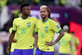Vini Jr. y Neymar Jr. son, tal vez, los mejores futbolistas que tiene la Selección Brasileña actualmente.