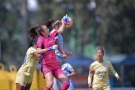 ARCHIVO.- Mariangela Medina de Tigres durante el partido América vs Tigres UANL.