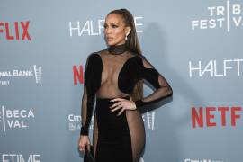 Jennifer Lopez en la inauguración del Festival Tribeca 2022 y el estreno mundial de “Halftime”.