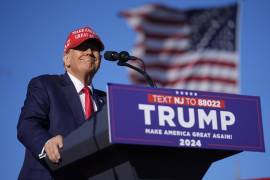 Este sábado, el republicano Donald Trump arribó a Wildwood, Nueva Jersey, al continuar su campaña por la Presidencia estadounidense.