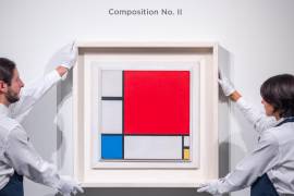 El cuadro “Composición No. II” de Piet Mondrian fue subastada en Sotheby´s por 51 millones de dólares, estableciendo un nuevo récord para este artista neerlandés.