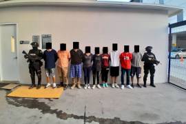 Los presuntos fueron detenidos en calles del municipio de Juárez, Nuevo León por elementos de Fuerza Civil.