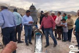 Entrega de la obra en la que se invirtieron 2.9 mdp y se coordinaron Gobierno de Coahuila, Conagua y productores.