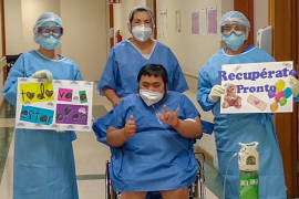 Tras ocho días intubado, joven con Down vence al coronavirus en Saltillo