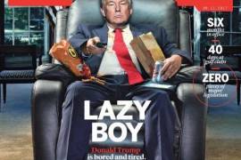 Para la revista &quot;Newsweek&quot;, Trump es un ‘chico flojo’