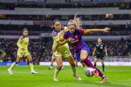 En 2023, el Barcelona Femenino enfrentó al América Femenil desde el Estadio Azteca.