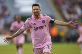 El argentino Lionel Messi, del Inter Miami, hizo la segunda anotación de la victoria frente el Union de Filadelfia en las Semifinales de la Leagues Cup.