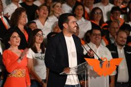 Jorge Álvarez Máynez, tomó protesta junto con otros aspirantes del partido naranja