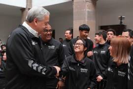 El Alcalde deseó suerte a los deportistas que representarán a Coahuila en el Conade 2024.