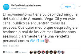 Movimiento MeToo se deslinda de la muerte de Armando Vega Gil; denuncia censura y hackeo