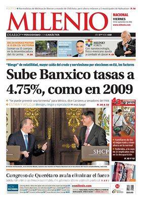 $!Titulares Prensa Nacional 30/09/2016