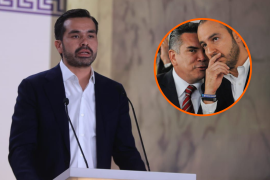 Durante un evento en San Luis Potosí, Máynez criticó a Moreno y Cortés, tachándolos de “corruptos, inmorales y traidores”
