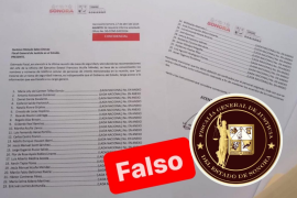 El documento, fechado el 17 de abril y atribuido al Secretario de Gobierno, es desmentido por la FGJE, que inicia una investigación por falsificación de documentos.