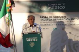 López Obrador también se comprometió a volver a visitar Pasta de Conchos tras elección presidencial.