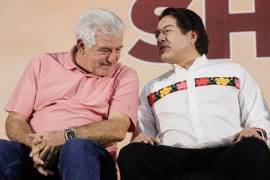 “Pepín” López Obrador acompañó a Claudia Sheinbaum, junto con Mario Delgado, en su gira por Tabasco.